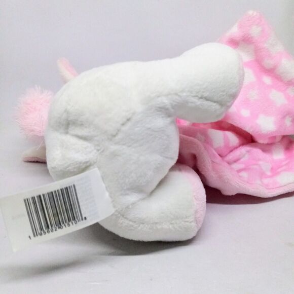 Walgreens Moon And Stars Unicorn Lovey -Minky Dots Blanket-Embroidered Eyes - Picture 7 of 9